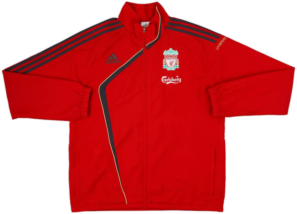 2009-10 Liverpool adidas Track Jacket - 8/10 - (L)