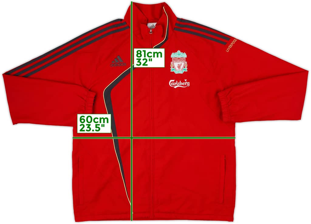 2009-10 Liverpool adidas Track Jacket - 8/10 - (L)
