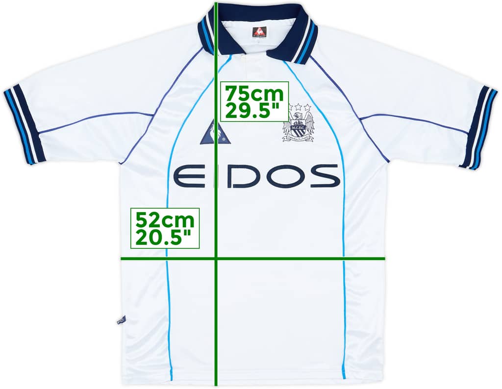 1999-00 Manchester City Away Shirt - 9/10 - (M)