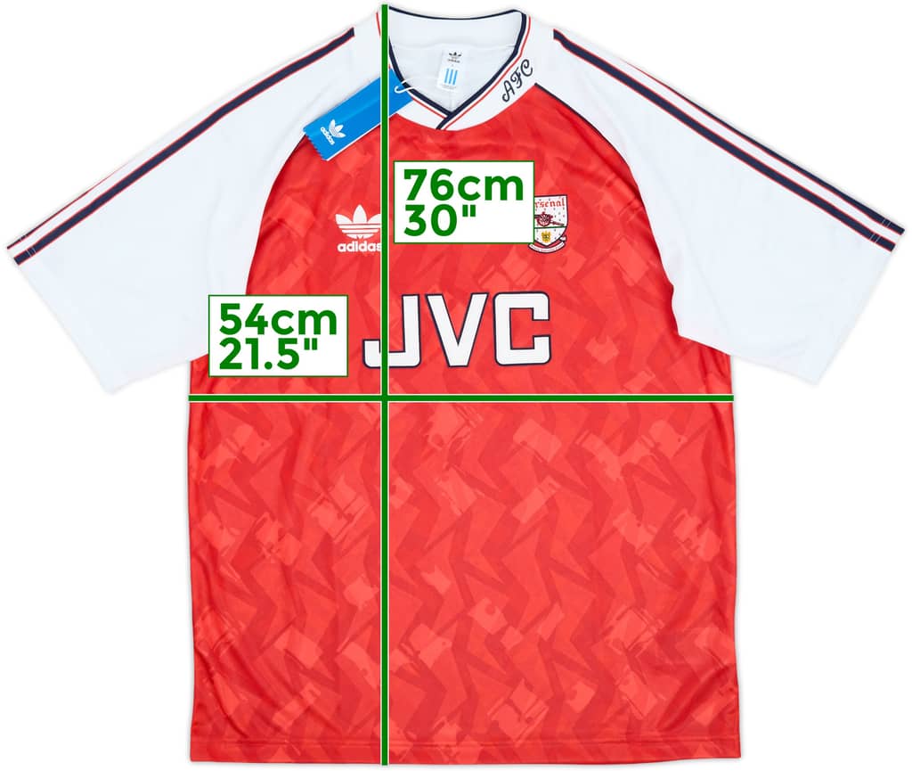 1990-92 Arsenal Reissue Home Shirt (L)