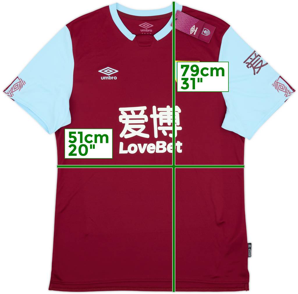 2019-20 Burnley Home Shirt (L)