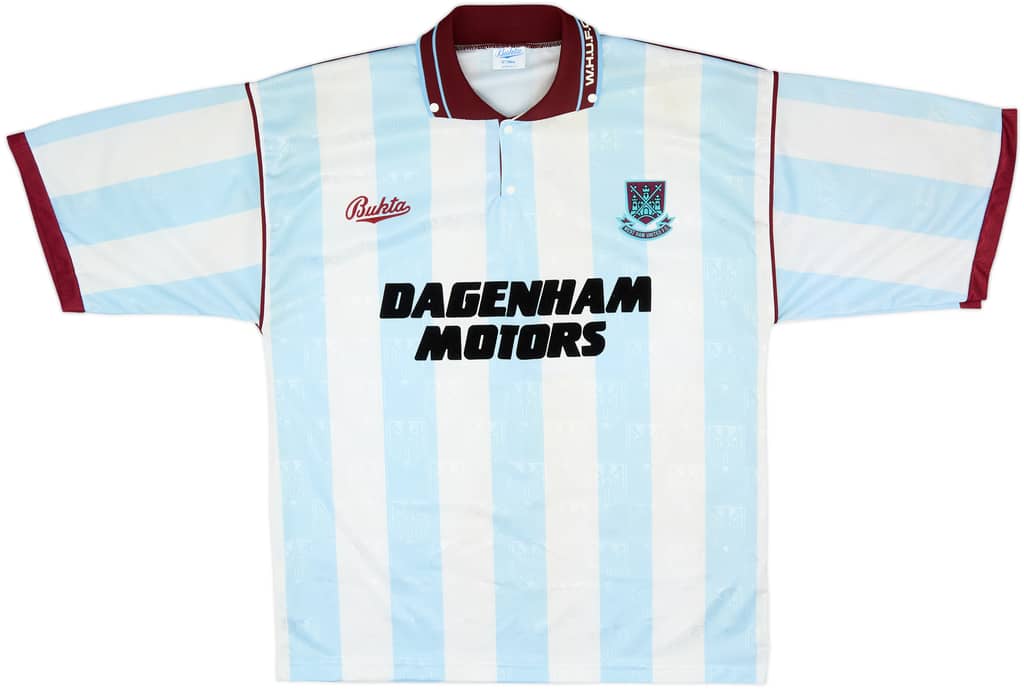 1992-93 West Ham Away Shirt - 8/10 - (L)