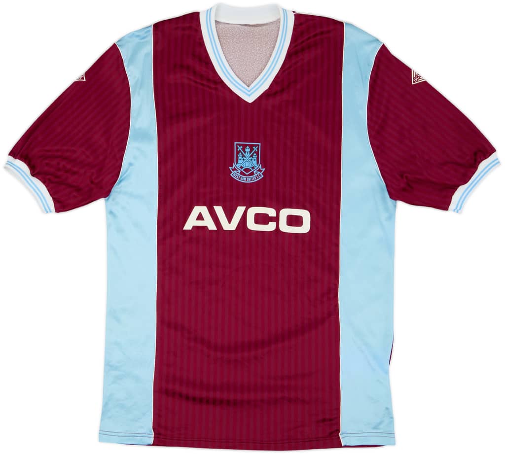 1987-89 West Ham Home Shirt - 8/10 - (L)