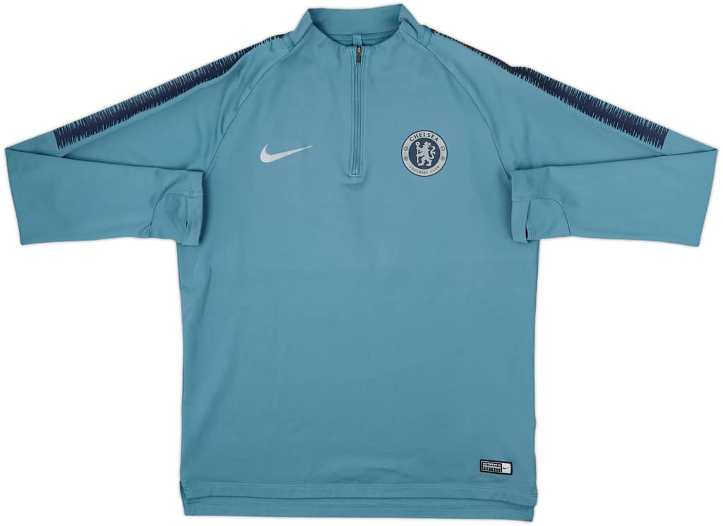 2018-19 Chelsea Nike 1/4 Zip Drill Top - 6/10 - (M)