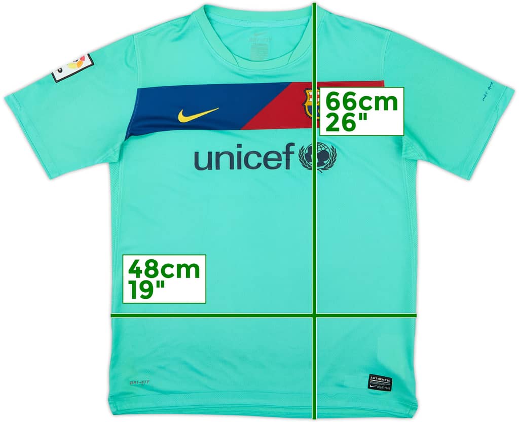 2010-11 Barcelona Away Shirt - 8/10 - (XL.Boys)