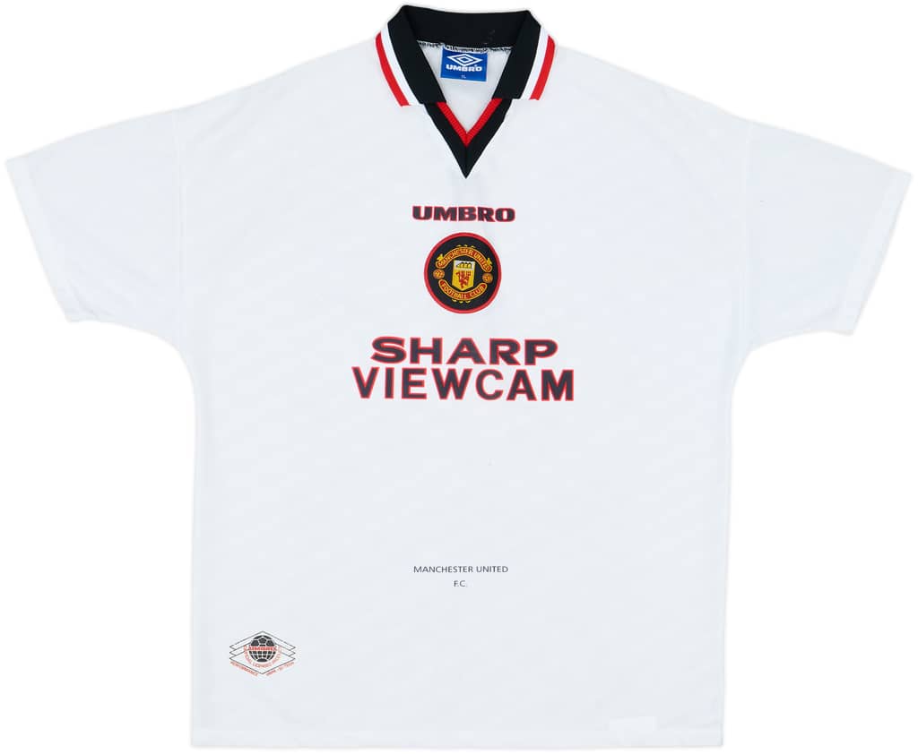 1996-97 Manchester United Away Shirt - 5/10 - (XL)