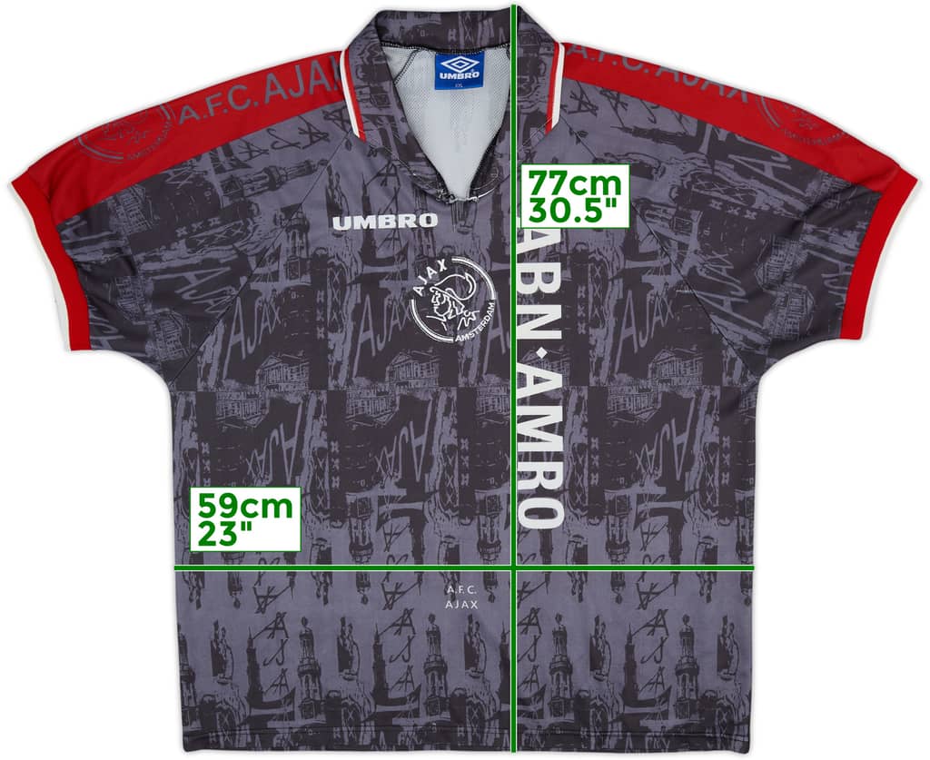 1996-97 Ajax Away Shirt - 4/10 - (XL)