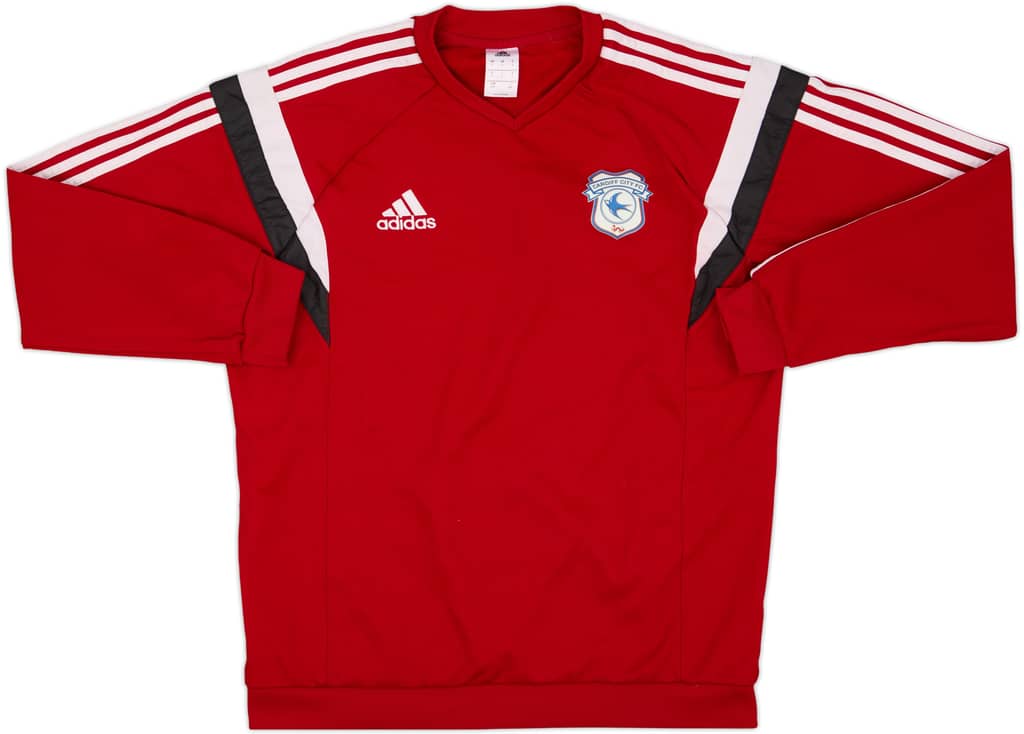 2015-16 Cardiff City adidas Sweat Top - 8/10 - (L)