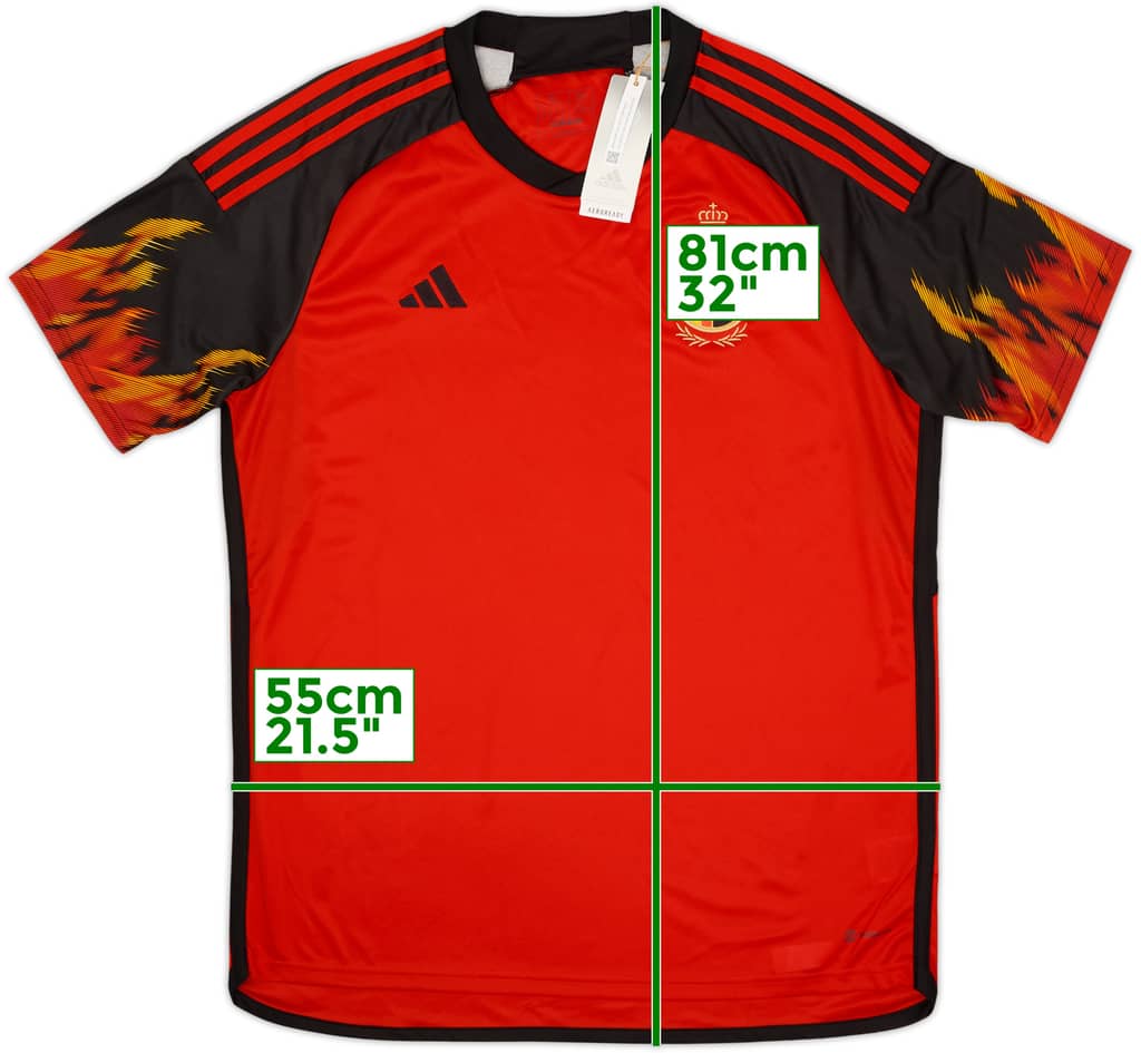 2022-23 Belgium Home Shirt (XL)