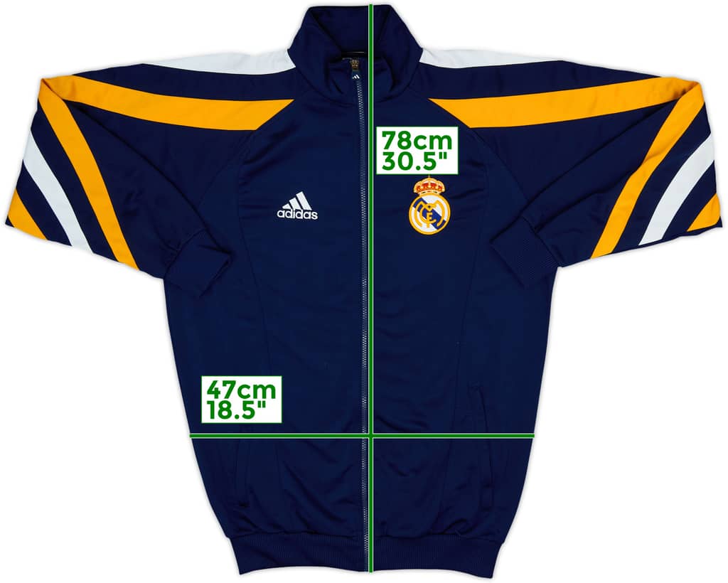 1998-99 Real Madrid adidas Track Jacket - 8/10 - (XL.Boys)