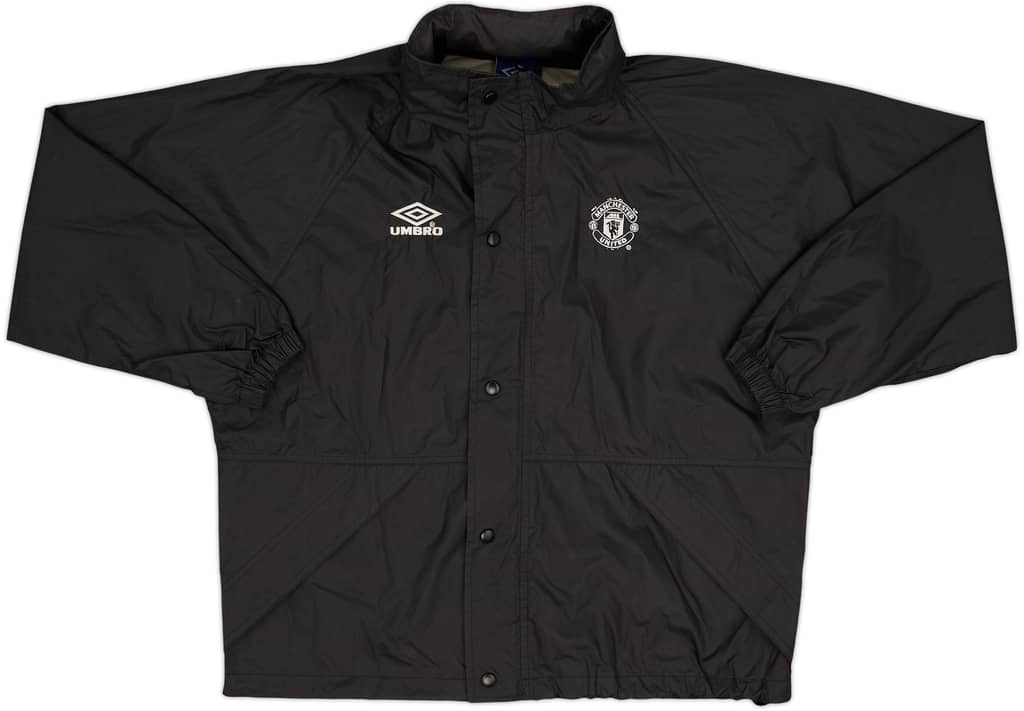 2000-01 Manchester United Umbro Hooded Rain Jacket - 8/10 - (Y)