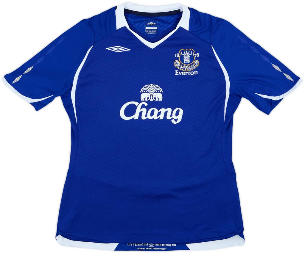 2008-09 Everton Home Shirt - 10/10 - (Women's M)