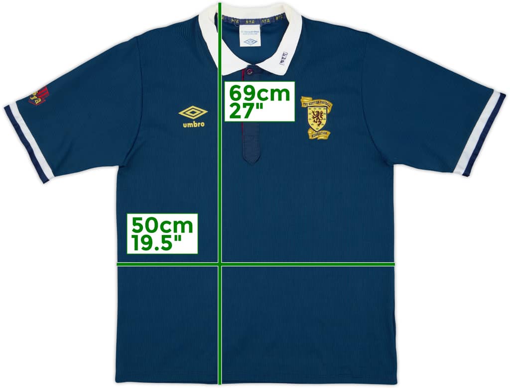 1988-91 Scotland Home Shirt - 8/10 - (M)