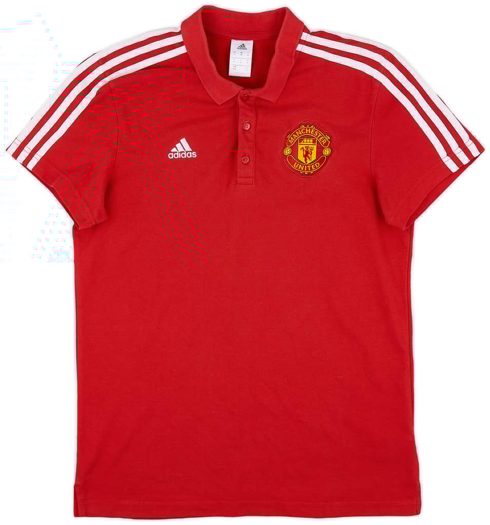 2016-17 Manchester United adidas Polo Shirt - 9/10 - (M)