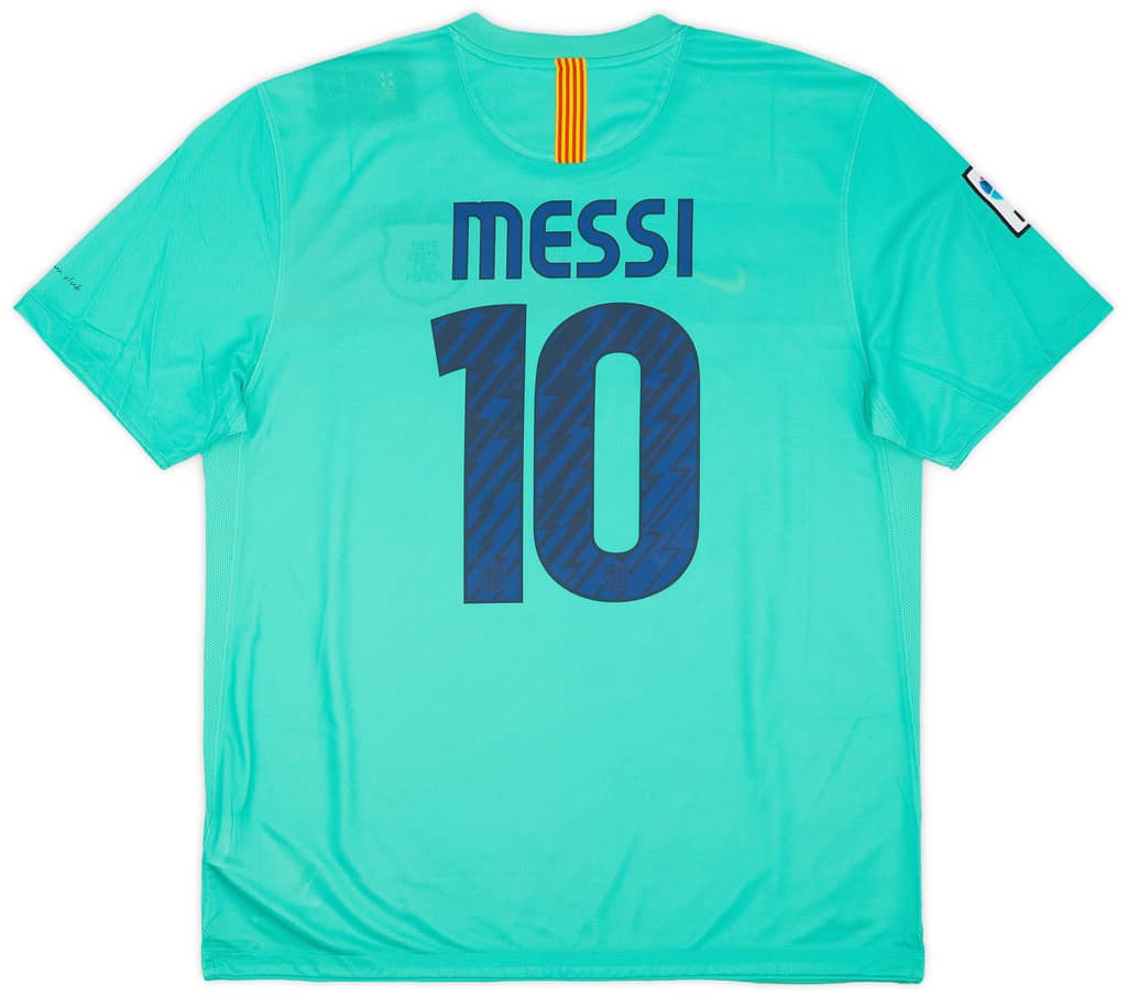 2010-11 Barcelona Away Shirt Messi #10 (XL)