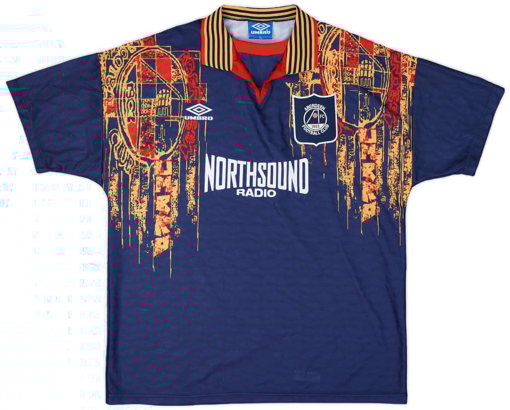 1994-96 Aberdeen Away Shirt - 10/10 - (XL)