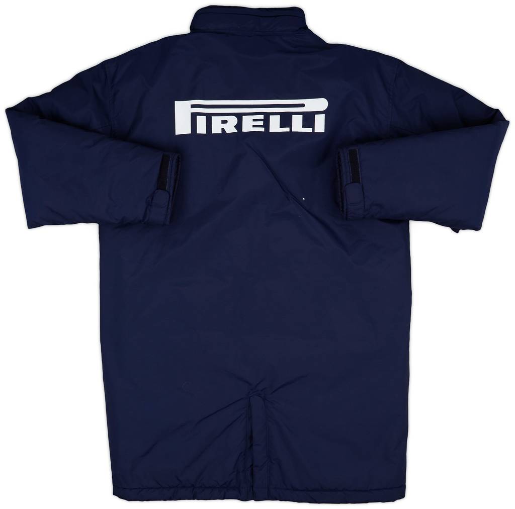 2001-02 Inter Milan Nike Hooded Padded Bench Coat - 9/10 - (L)