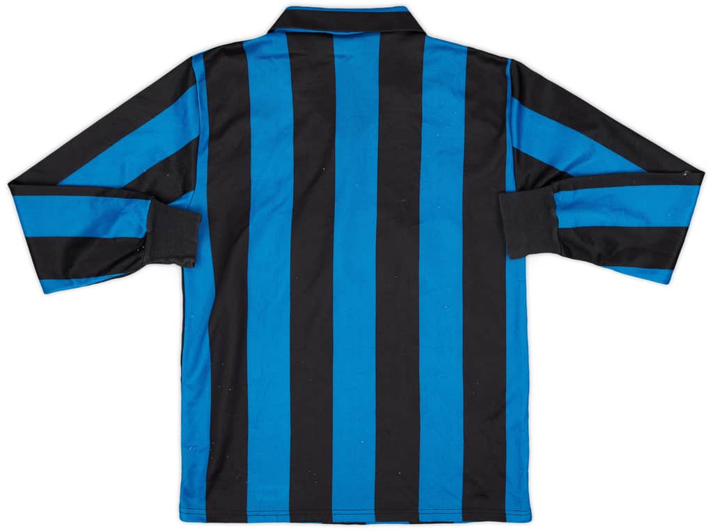 1990-91 Inter Milan Home L/S Shirt - 4/10 - (S)