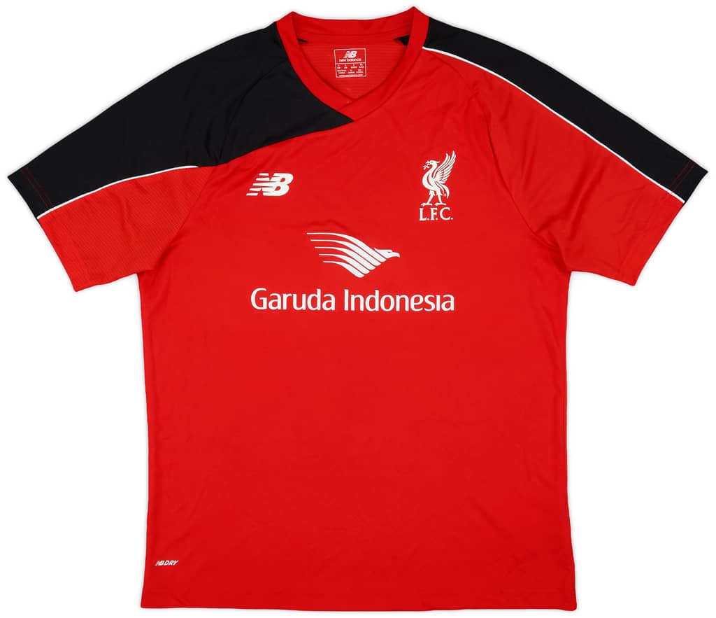 2015-16 Liverpool New Balance Training Shirt - 8/10 - (L)