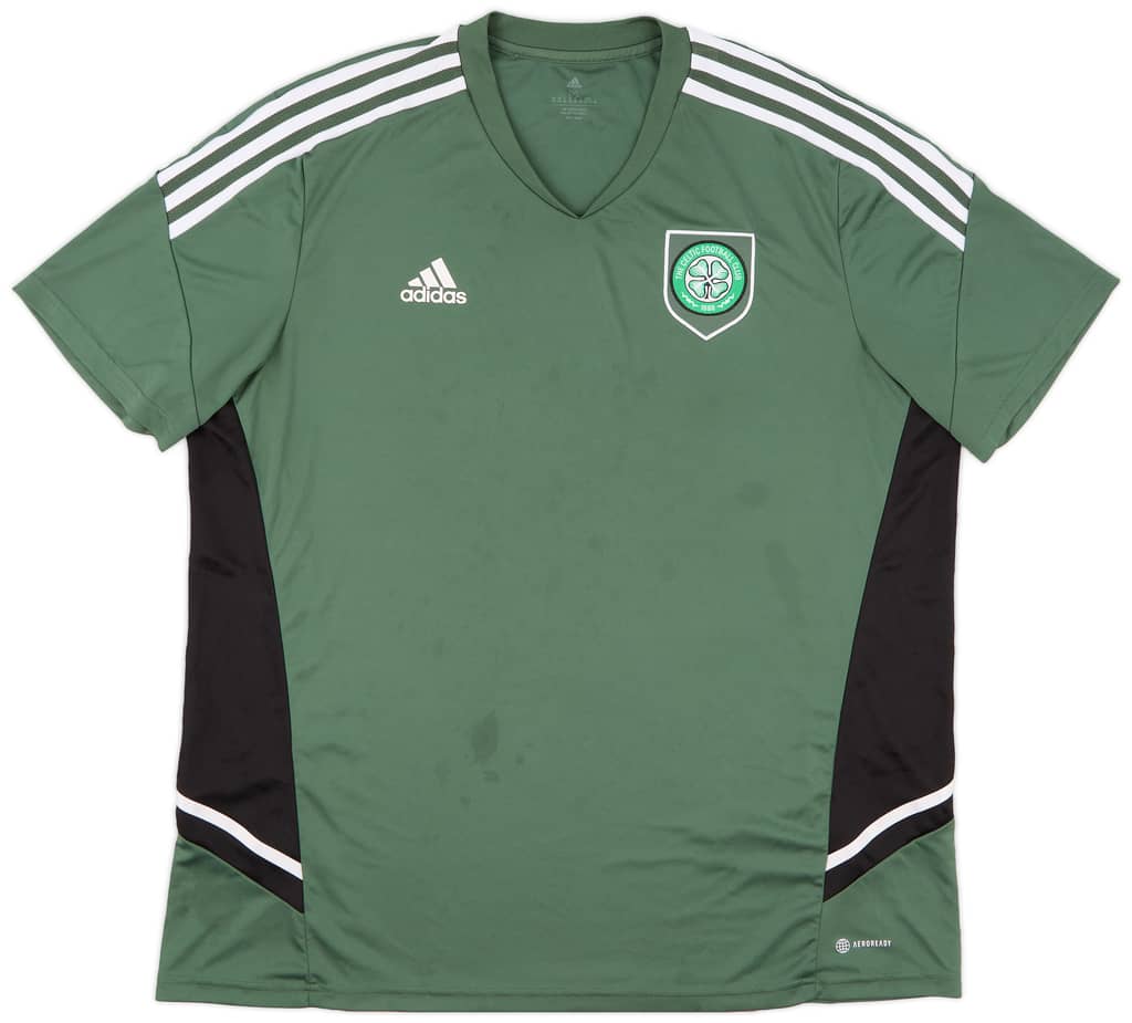 2022-23 Celtic adidas Training Shirt - 6/10 - (XXL)