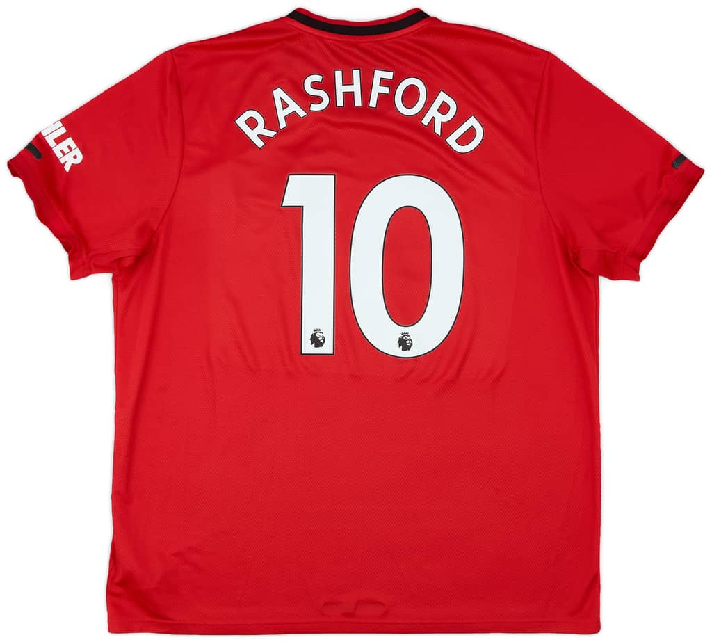 2019-20 Manchester United Home Shirt Rashford #10 - 8/10 - (XXL)