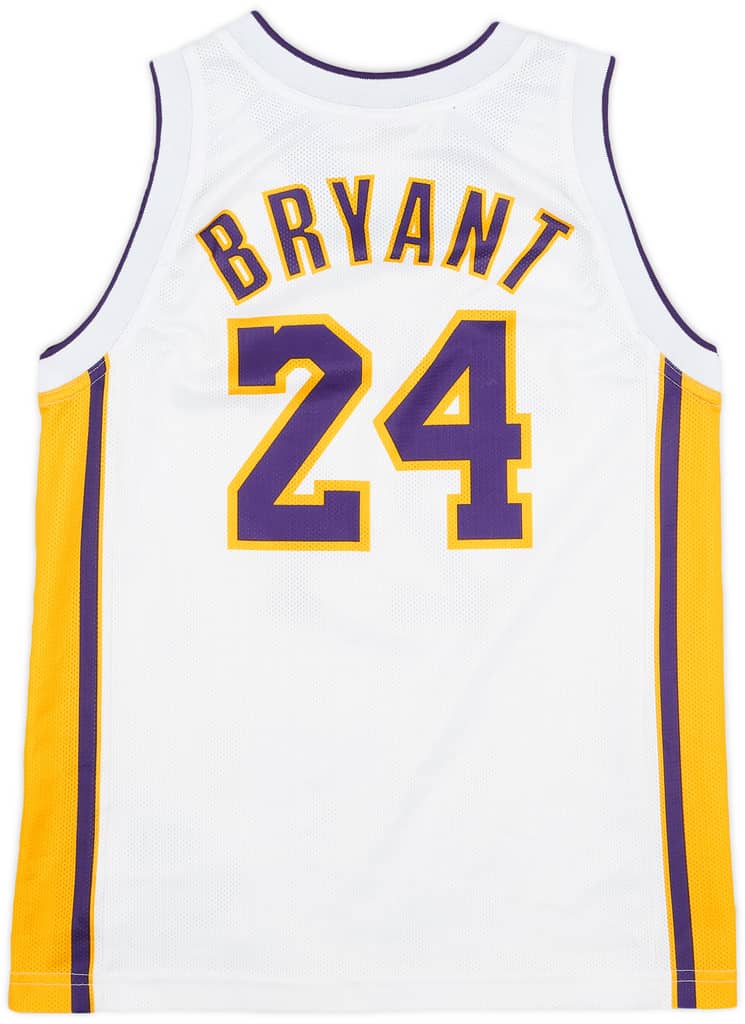 2006-10 LA Lakers Bryant #24 Champion Alternate Jersey - 7/10 - (M.Boys)