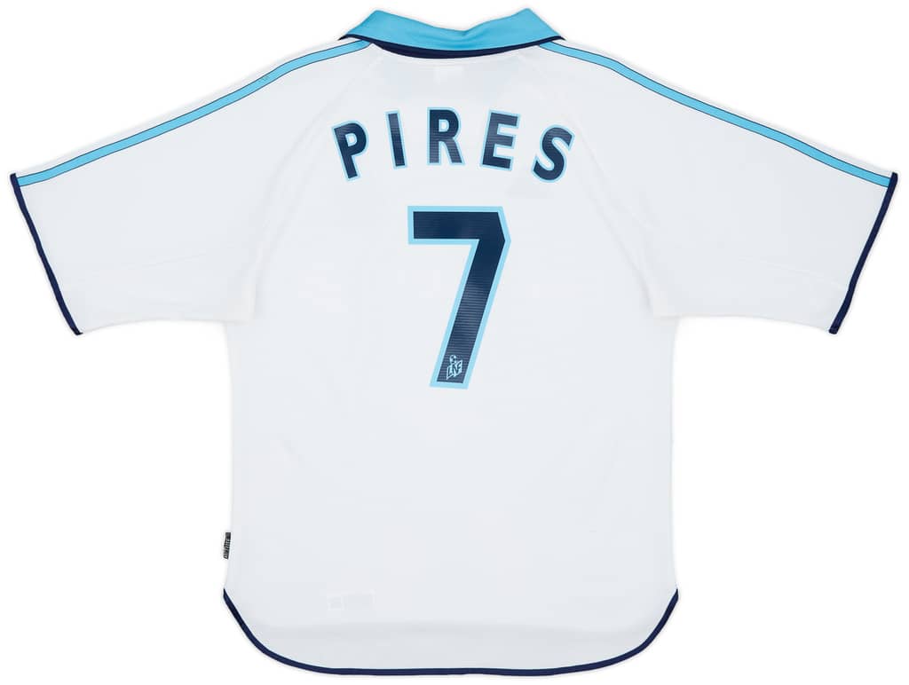 1999-00 Olympique Marseille Home Shirt Pires #7 - 8/10 - (S)