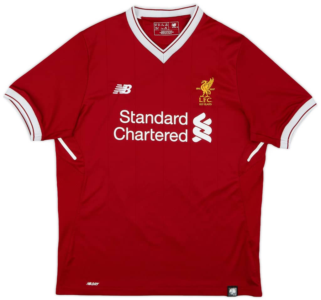 2017-18 Liverpool 125 Years Home Shirt - 6/10 - (XL.Boys)