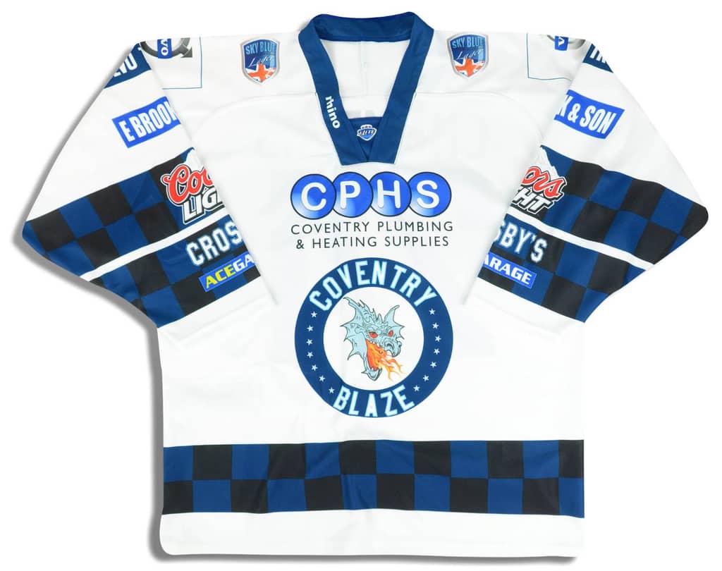 2010-11 Coventry Blaze Chambers #24 Rhino Jersey (Away) 3XL