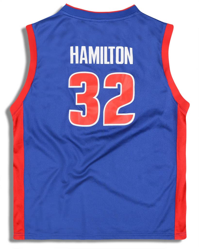 2006-10 Detroit Pistons Hamilton #32 adidas Jersey (Away) Y