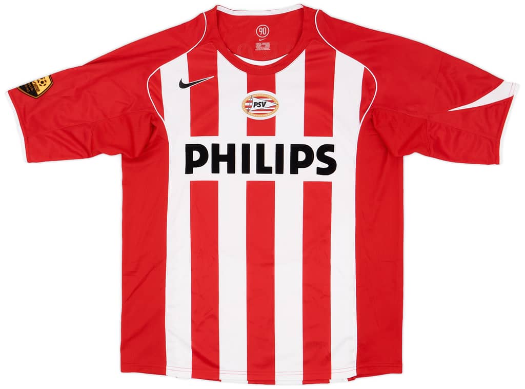 2005-06 PSV Match Issue Home Shirt Sibon #35
