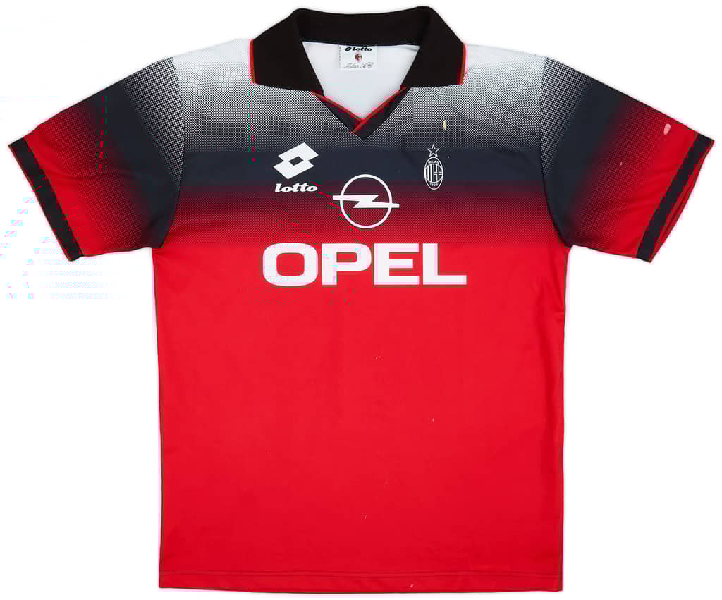1996-97 AC Milan Lotto Training Shirt - 7/10 - (L)