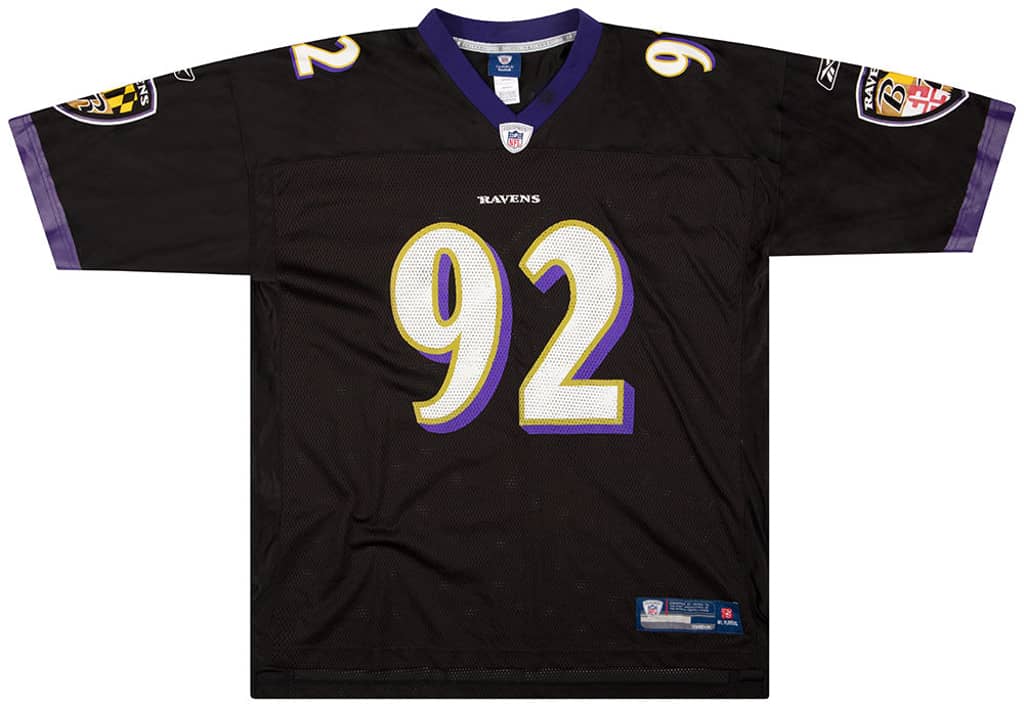 2008-11 Baltimore Ravens Ngata #92 Reebok On Field Jersey (Alternate) XXL