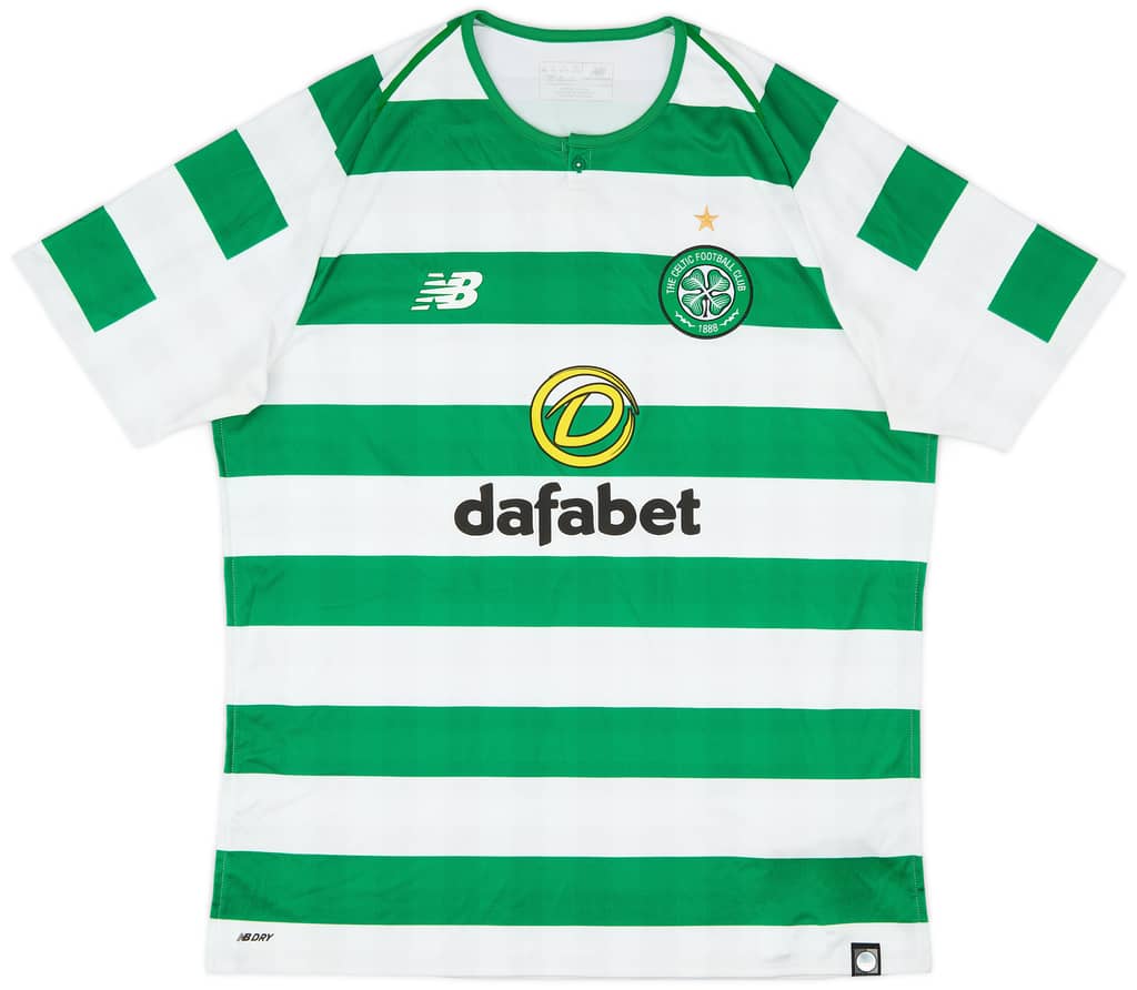 2018-19 Celtic Home Shirt - 8/10 - (L)
