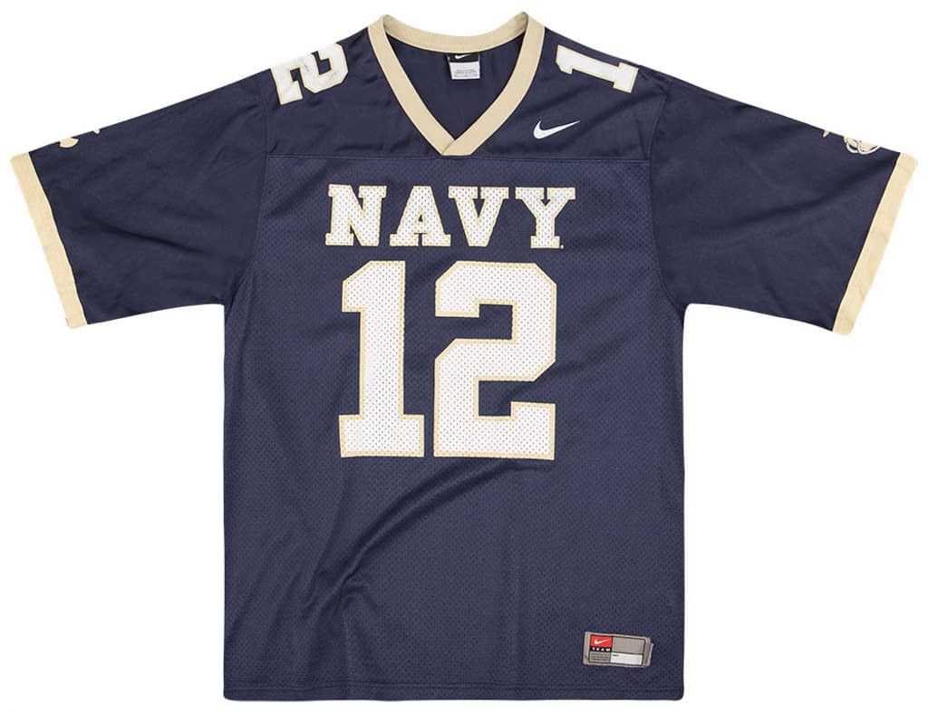 2011 Navy Midshipmen #12 Nike Jersey (Home) XL
