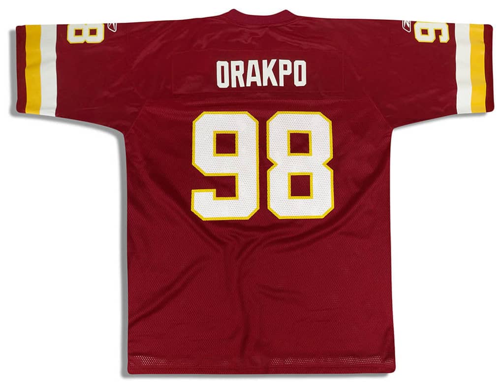 2009-11 Washington Redskins Orakpo #98 Reebok On Field Jersey (Home) Y