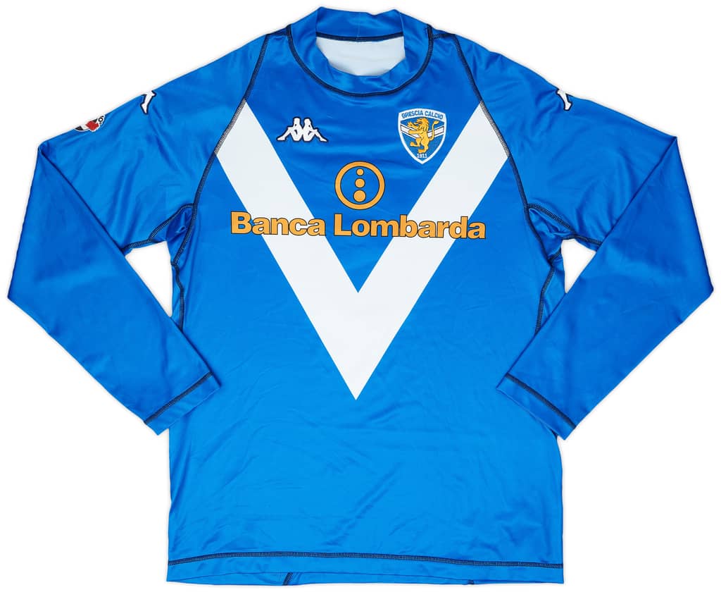 2003-04 Brescia Match Worn Home Shirt Mauri #6