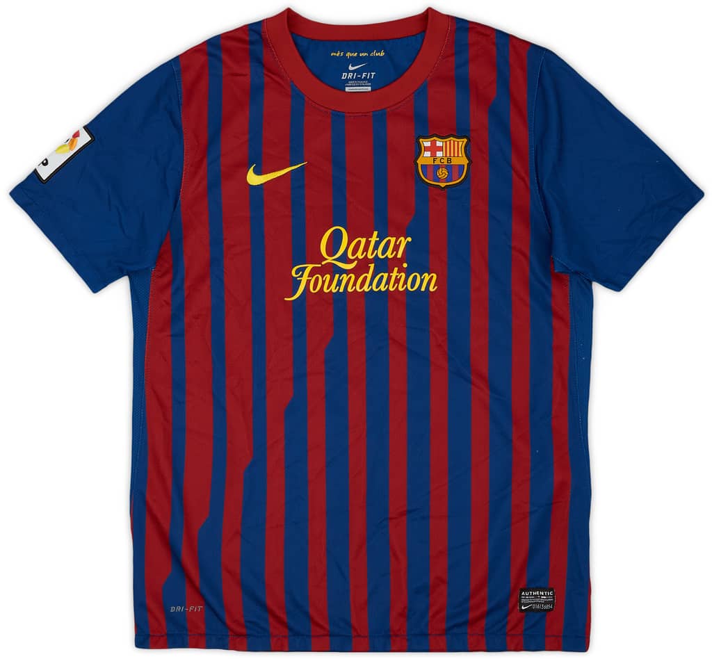 2011-12 Barcelona Home Shirt - 8/10 - (XL.Boys)