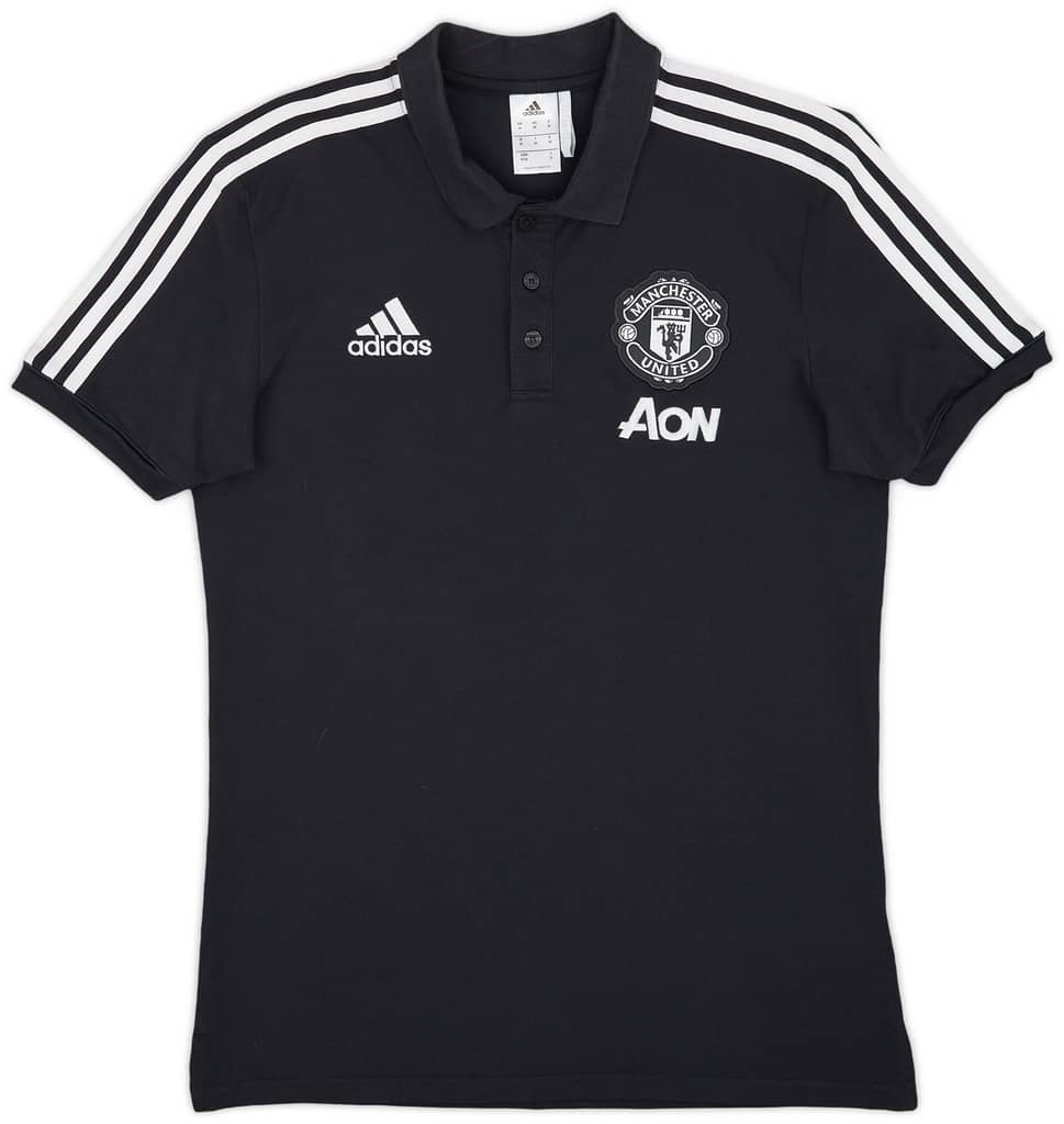2017-18 Manchester United adidas Polo Shirt - 9/10 - (M)