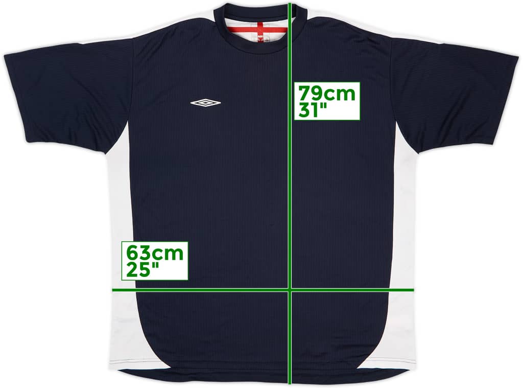 2004-06 England Umbro Training Shirt - 8/10 - (XXL)