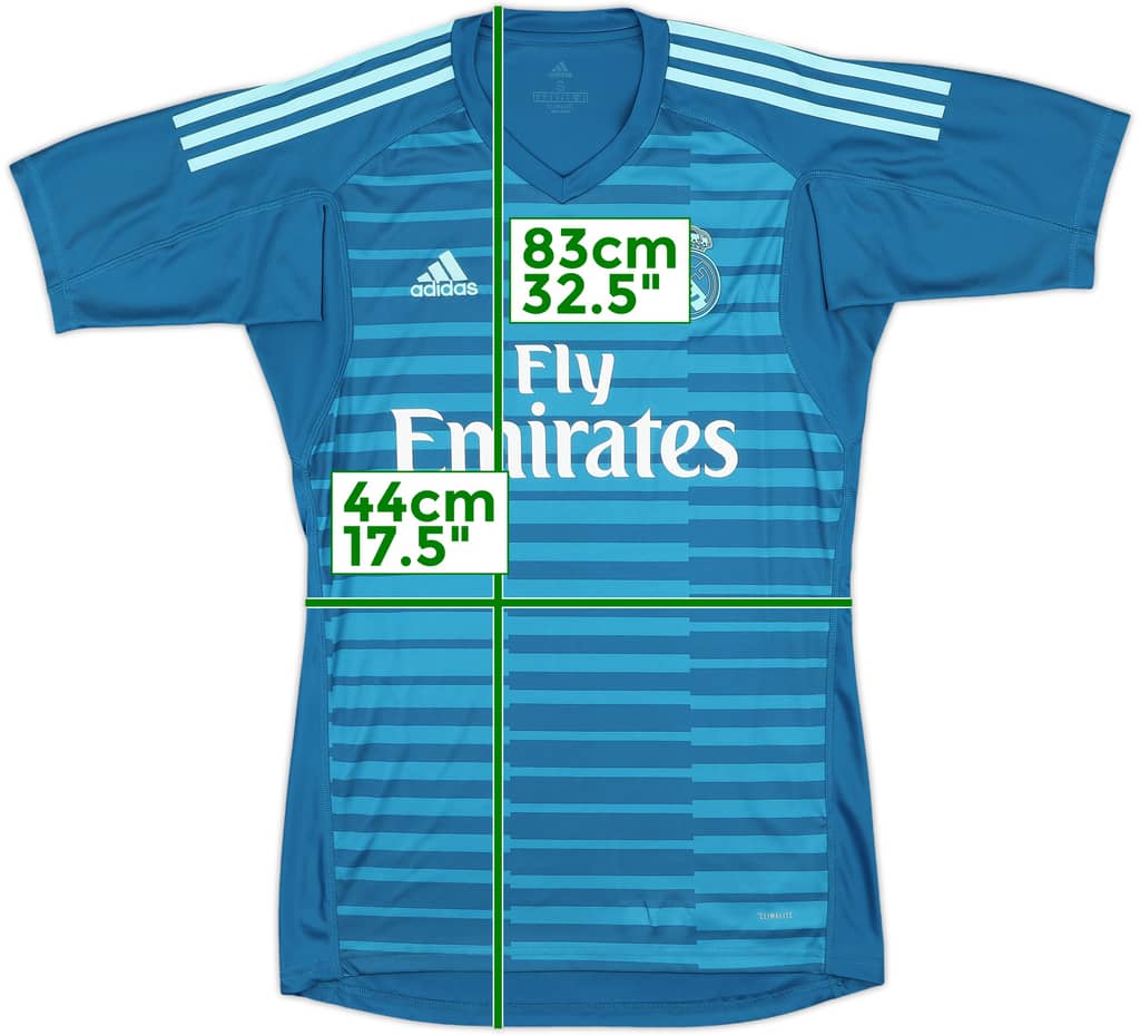 2018-19 Real Madrid GK S/S Shirt - 9/10 - (S)