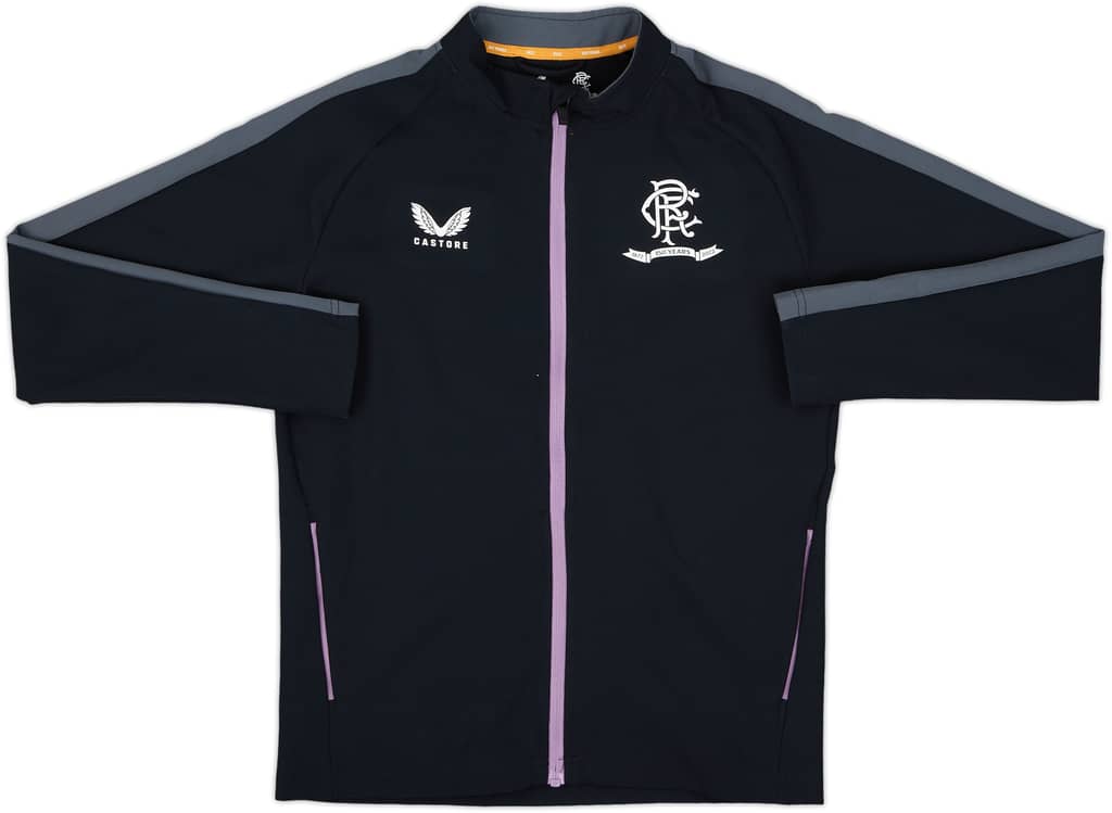 2022-23 Rangers Castore Track Jacket - 8/10 - (XL.Boys)