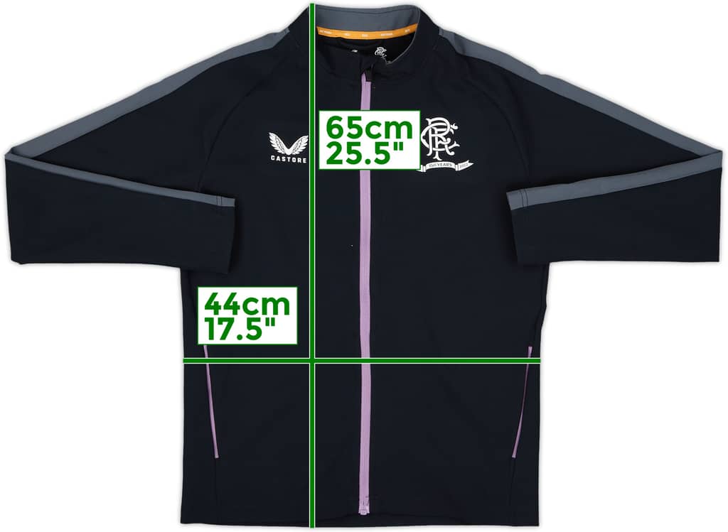 2022-23 Rangers Castore Track Jacket - 8/10 - (XL.Boys)