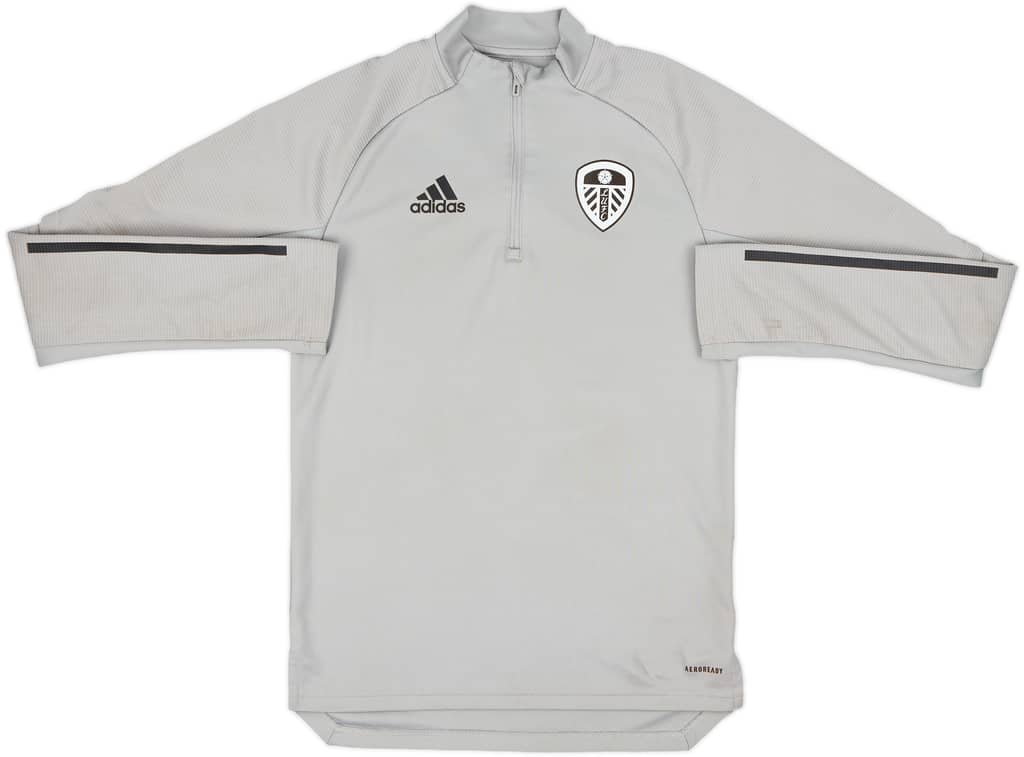 2020-21 Leeds United adidas 1/4 Zip Drill Top - 8/10 - (XS)