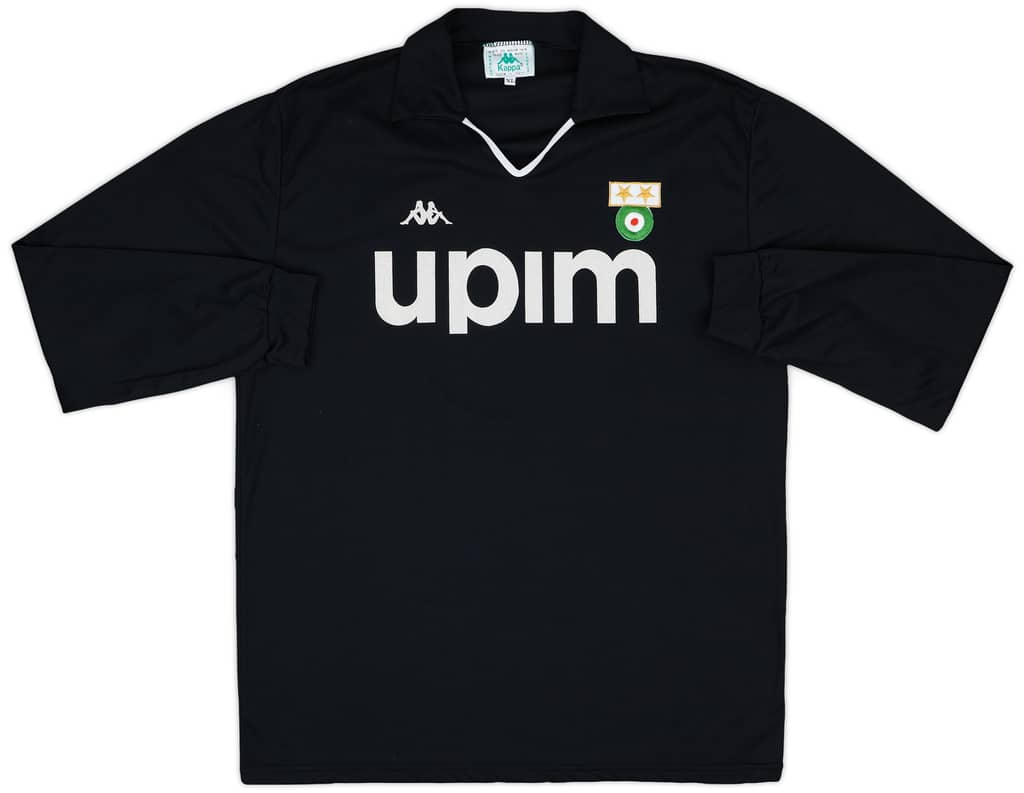1990-91 Juventus Away L/S Shirt #3 - 7/10 - (XL)
