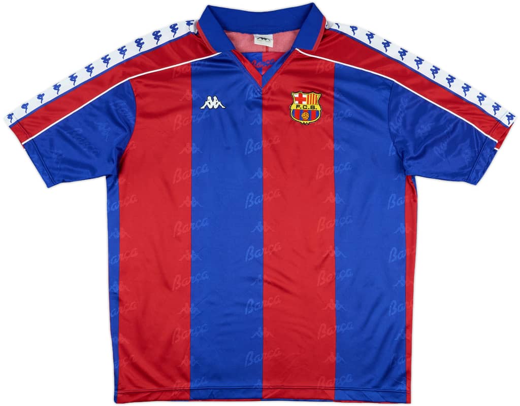1992-95 Barcelona Home Shirt - 8/10 - (XL)