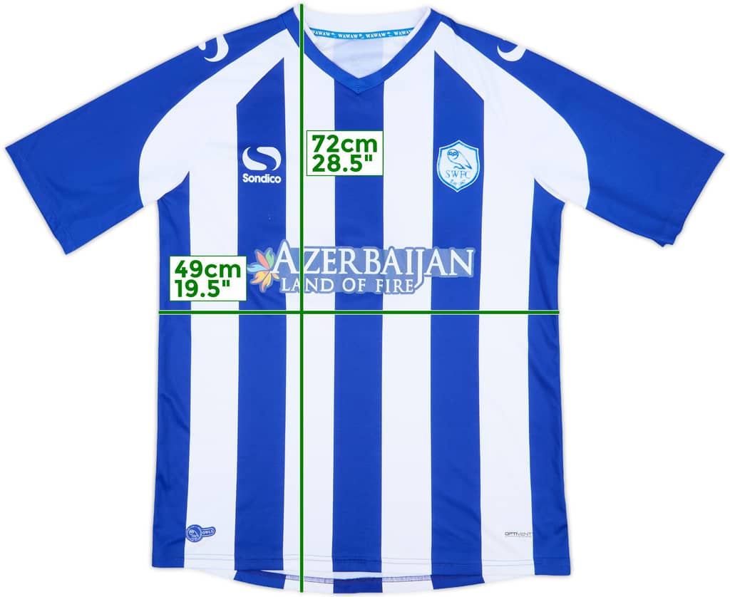 2014-15 Sheffield Wednesday Home Shirt - 8/10 - (L)