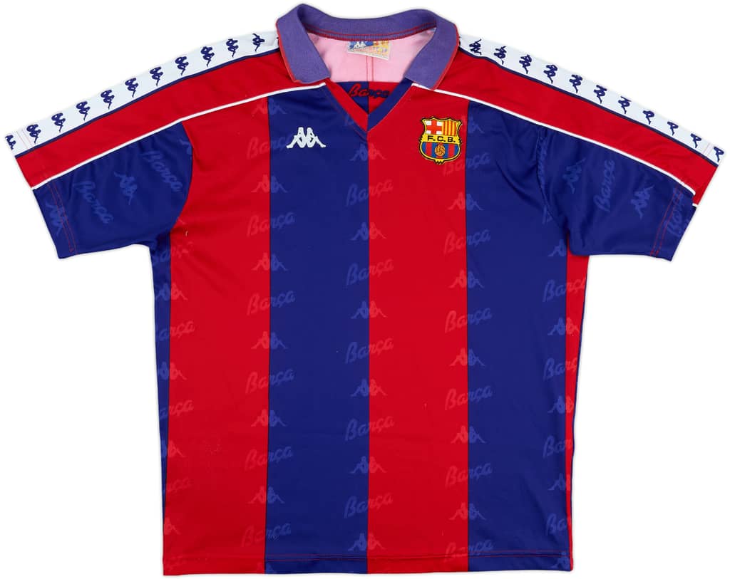 1992-95 Barcelona Home Shirt - 8/10 - (L)
