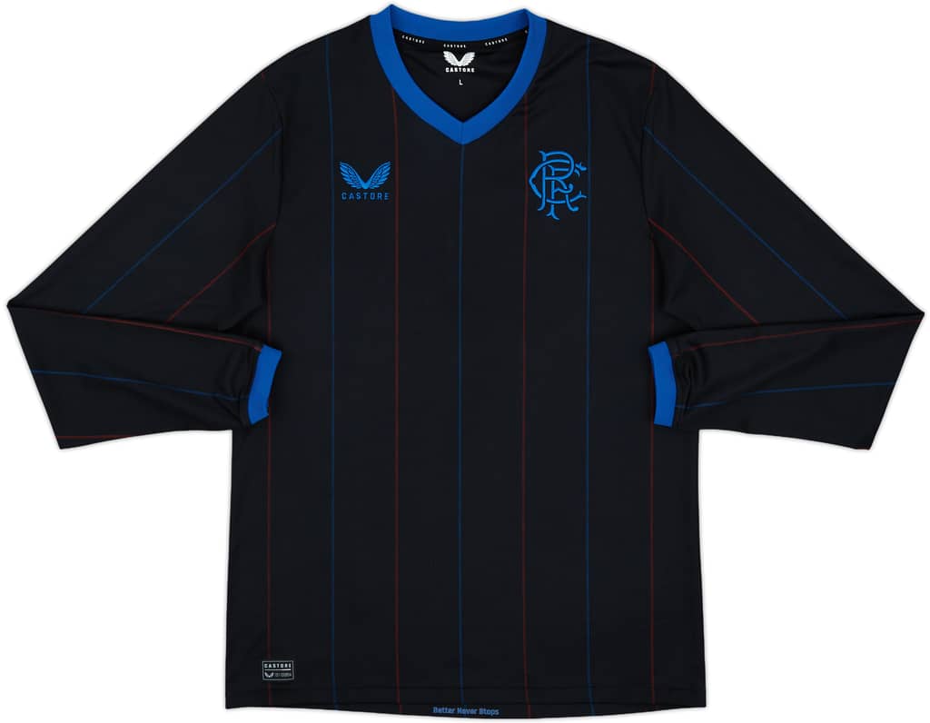 2022-23 Rangers Fourth L/S Shirt - 9/10 - (L)