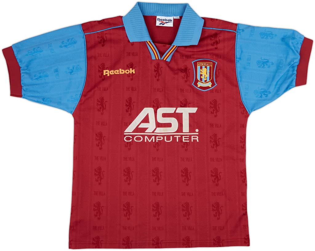 1995-97 Aston Villa Home Shirt - 8/10 - (S)